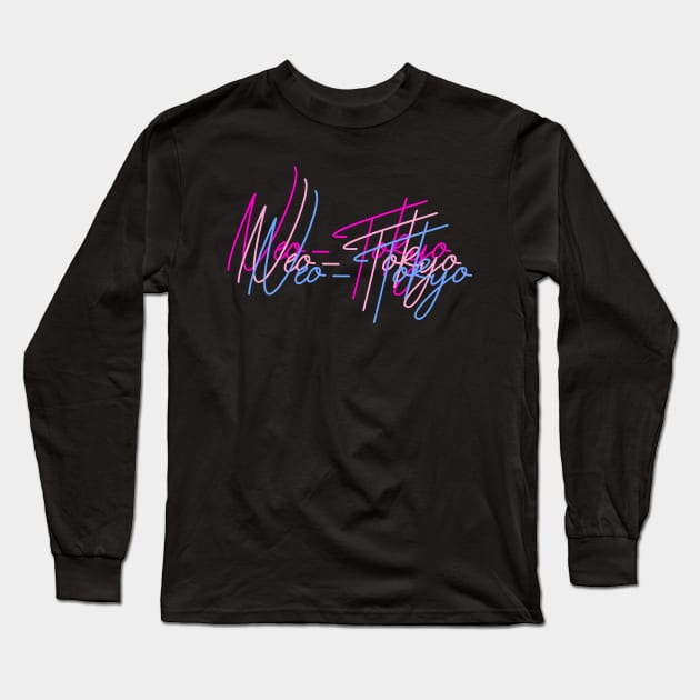 Neo-Tokyo Long Sleeve T-Shirt by AR DESIGN